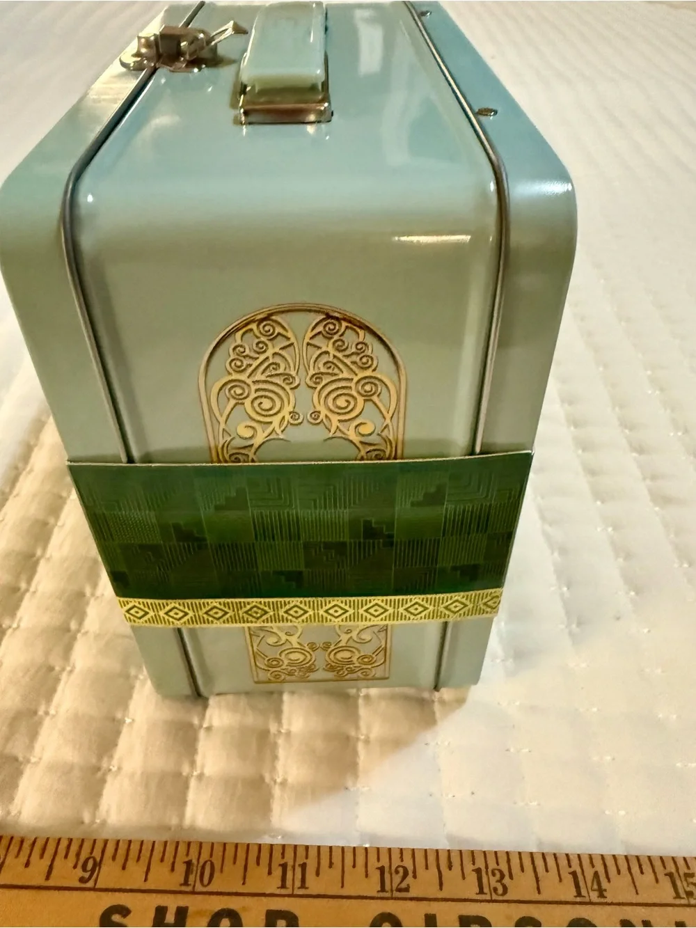 Wicked Emerald City Lunchbox - Light Blue with Green Accents
